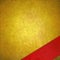 Diagonal red ribbon in corner of luxury gold background