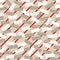 Diagonal red stripes pattern of little paper notes in neutral pattern