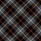 Diagonal tartan Halloween plaid