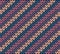 Diagonal vector knitting pattern