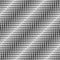 Diagonal waves. Seamless vector pattern. Raster halftone imitation.