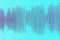 Diagram of digital fragment of melodic or vocal pink neon amplitude of high frequency on blue background. 3d illustration.