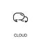 Dialog cloud icon