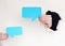 Dialogue icon blank speech bubble hands message