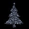 Diamond christmas tree with star