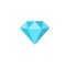 Diamond colorful vector cartoon icon