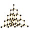 Diamond crystal structure model