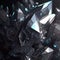 Diamond Crystal Texture Background, White Diamonds, Transparent Crystals Generative AI Illustration