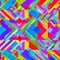 Diamond Dazzle: An image of a geometric pattern created with diamond shapes, in a dazzling array of bright and bold colors2, Gen