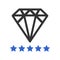 Diamond, diamond class icon design