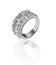 Diamond encrusted engagment wedding anniversary ring