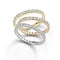 Diamond Eternity Rings in White Gold Yellow Gold and Rose Gold