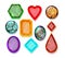 Diamond Gemstone Buttons