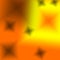 diamond gradient with yellow black orange color