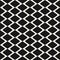 Diamond grid seamless pattern. Vector rhombuses texture. Black and white color