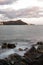 Diamond Head and Waikiki at dusk