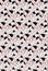 Diamond heart seamless pattern in grey black and pink tones