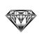 Diamond illustration cartoon jewelry gemstone logo