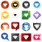 Diamond Jewel Variety Icon Set