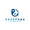 Diamond Key Properties Diamond Real estate keystone residential and small commercial Diamond Real estate template vector logo