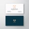 Diamond Keys Jewelry Store. Abstract Vector Sign, Symbol or Logo Logo and Business Card Template. Crossed Keys