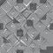 Diamond line black color seamless pattern