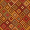 Diamond line brown color seamless pattern