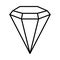 Diamond luxury isolated icon