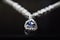 Diamond necklace as jewelry luxurious, expensive jewellery,