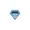 Diamond pillar vector logo template