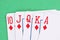 Diamond poker royal flush