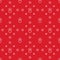 Diamond ring and gem stone seamless pattern on red. Precious jewellery background textile wrapping paper design.