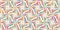 Diamond shape square twist colorful seamless pattern