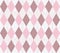 Diamond shaped seamless pattern in pink color. for all kinds of print, fabric, book cover, surface and web use