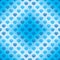 Diamond silhouette diamond shape blue seamless pattern