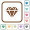 Diamond simple icons