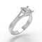 Diamond solitaire engagement ring