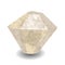 Diamond stone. Precious stone, gemstone, mineral. Translucent crystal