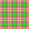 Diamond tartan plaid scotch kilt fabric seamless pattern texture background - color highlight fluorescent pink, green and