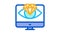 diamond vision computer screen Icon Animation