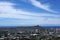 Diamondhead and the city of Honolulu on Oahu on a nice day