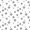 Diamonds black and white seamless pattern