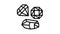 diamonds mobile game currency line icon animation