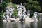 Diana sculpture group in the casade of Caserta