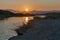 Diane lake landscape in Corsica, France