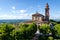 Diano d`Alba, church and panorama