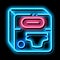 Diaper Device neon glow icon illustration