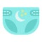 Diaper flat icon, nappy and protection