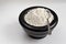 Diatomaceous Earth in bowl with spoon