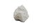Diatomite ore stone isolated on white background.